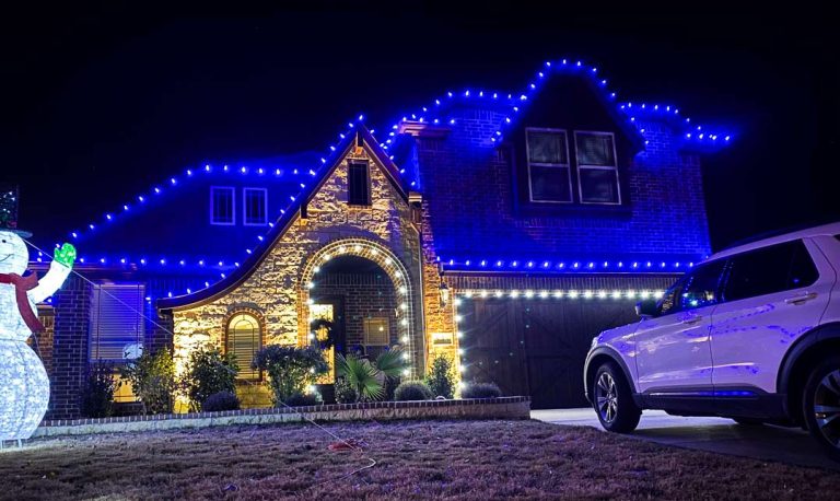 LED-Christmas-lights-installation